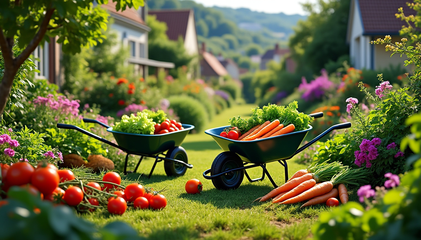 découvrez une journée conviviale à lorient, où les brouettes et les fourchettes se rencontrent au cœur des jardins familiaux. plongez dans une atmosphère chaleureuse, savourez des mets faits maison et partagez des moments uniques en famille et entre amis.