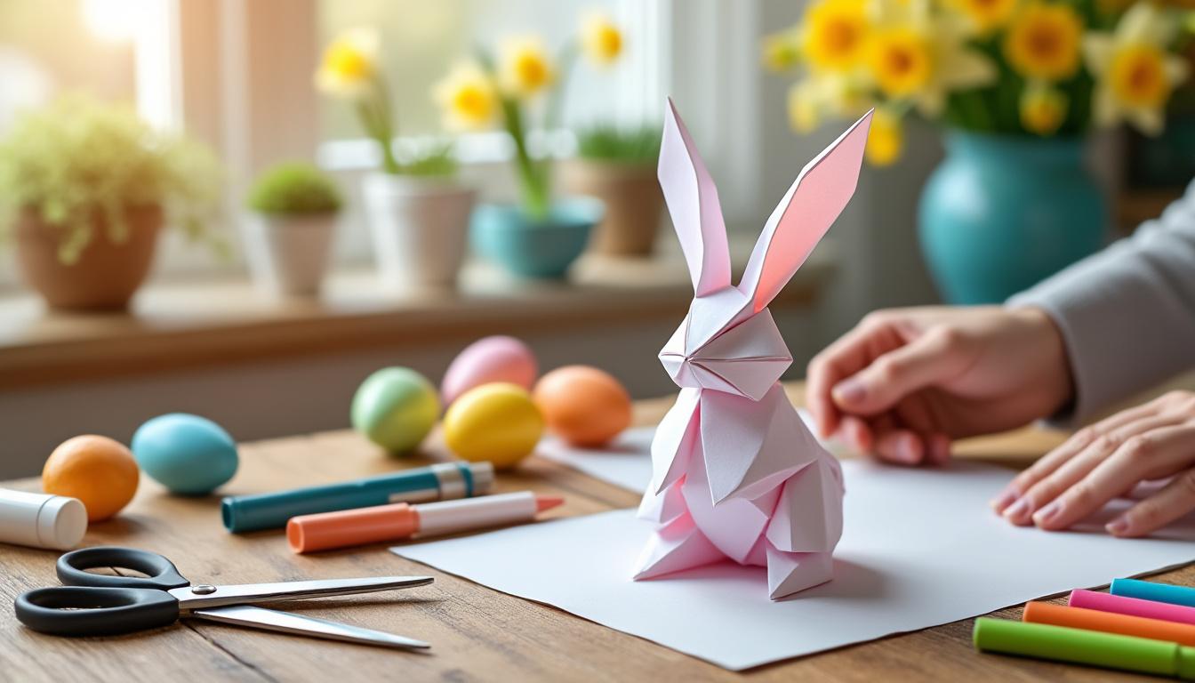 découvrez comment réaliser un lapin en papier pour pâques grâce à notre guide simple et amusant, idéal pour toute la famille.
